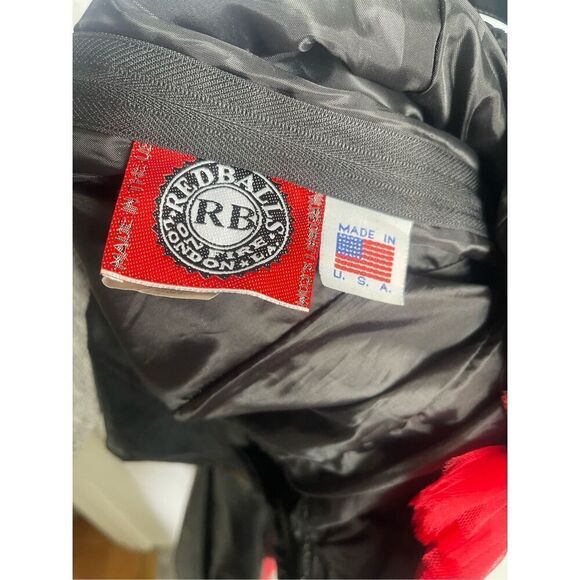 Red Balls on Fire Rare y2k PVC Vintage Prom Dress - Picture 10 of 12